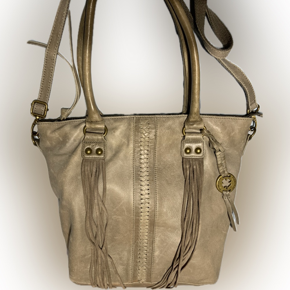 LUCKY BRAND🍀 Leather Hippie Crossbody Shoulder Handbag